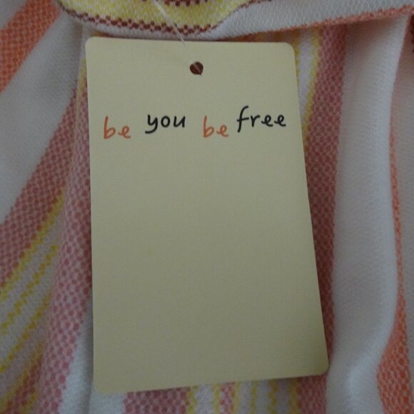 BeBop Romper Jumpsuit Women's Size XS Multicolor Striped Strapless - Picture 7 of 10